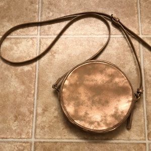 Bronze Metallic Canteen Crossybody
